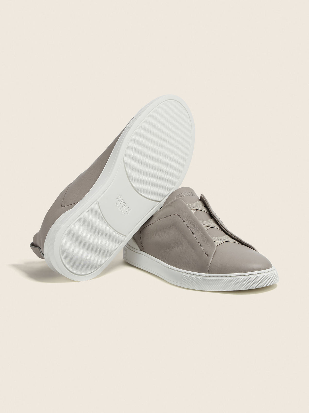 Zegna Triple Stitch SECONDSKIN cinza-claro
