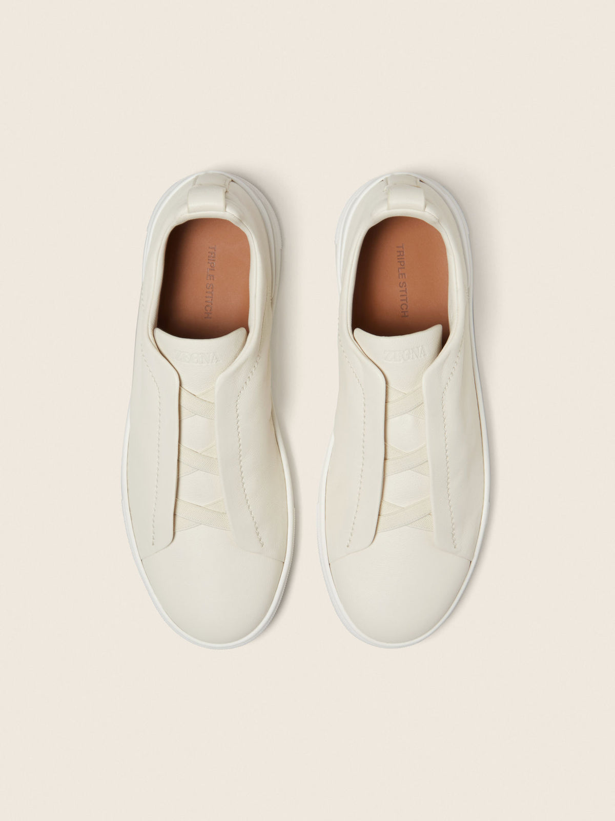 Zegna Triple Stitch SECONDSKIN Branco