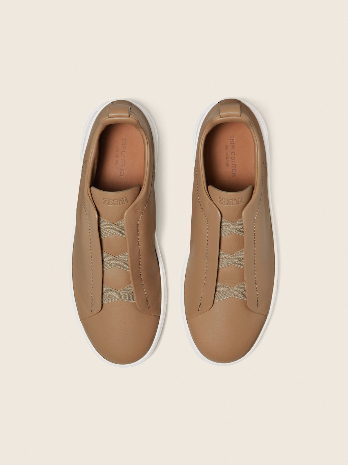 Zegna Triple Stitch SECONDSKIN Bege