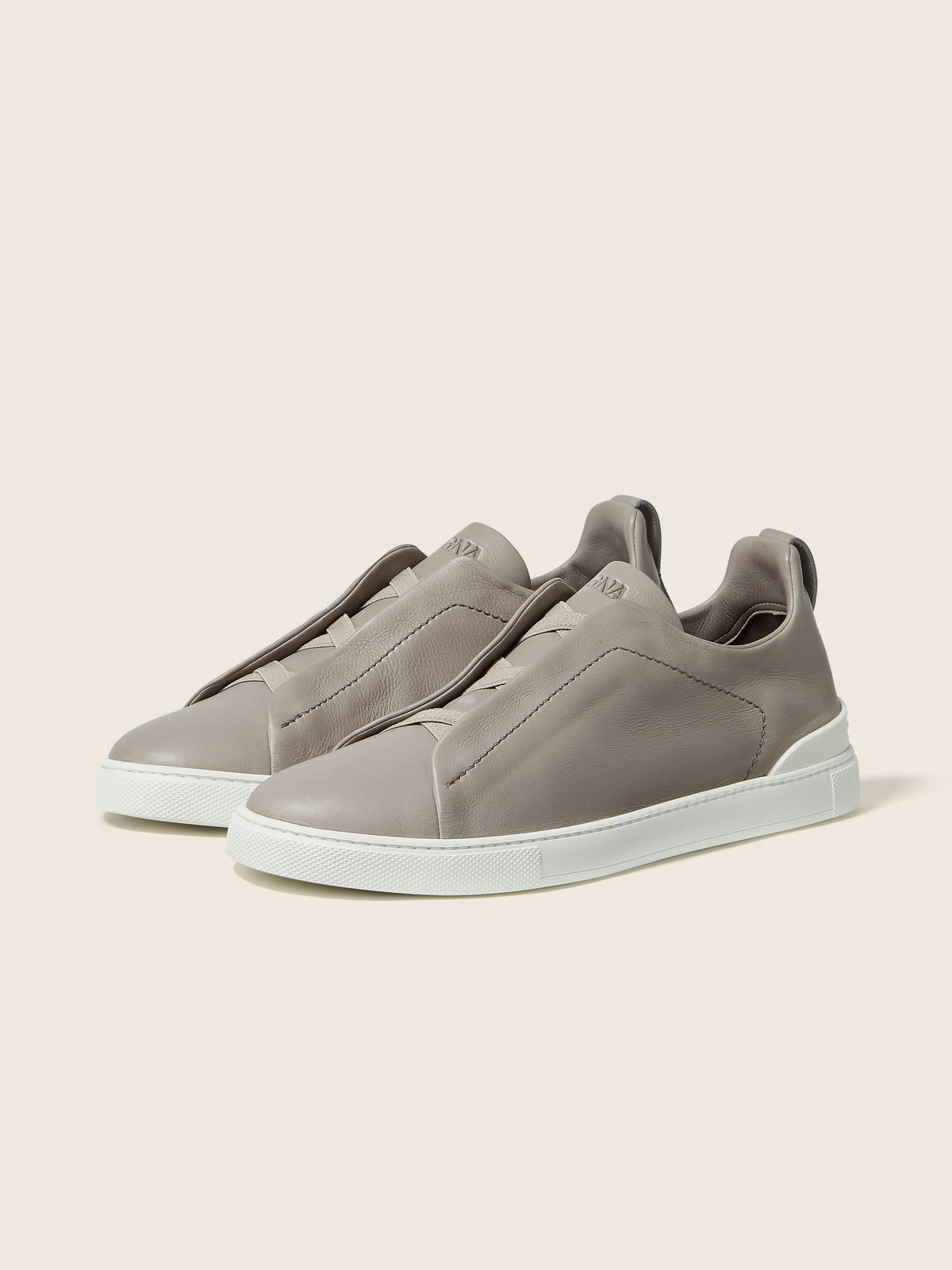 Zegna Triple Stitch SECONDSKIN cinza-claro