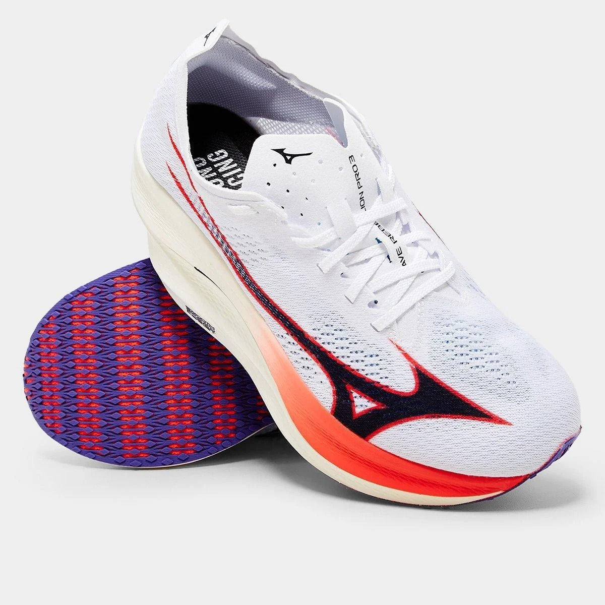 Mizuno Rebellion Pro 3 - Branco+Laranja