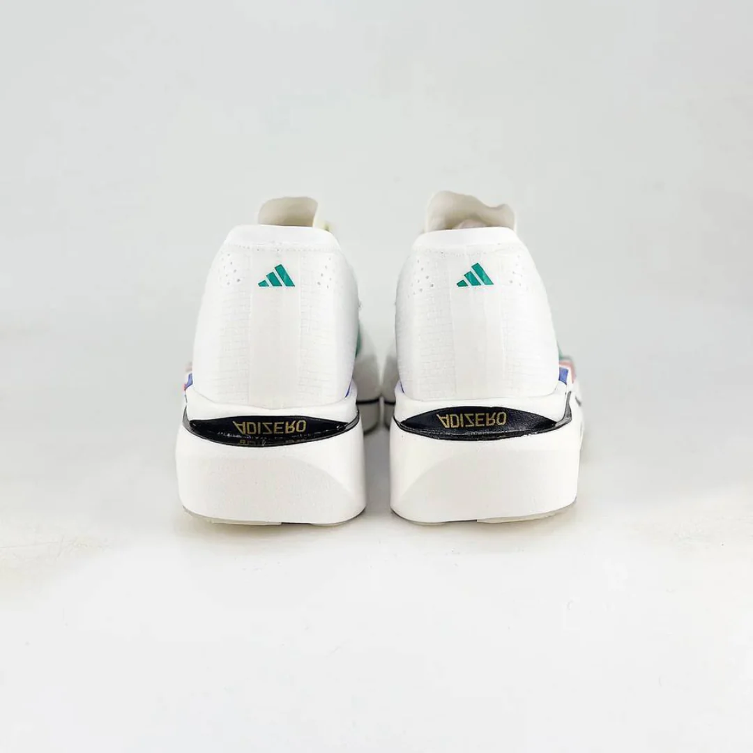 Adidas Adizero Adios Pro 5 - Branco/Azul/Vermelho/Verde