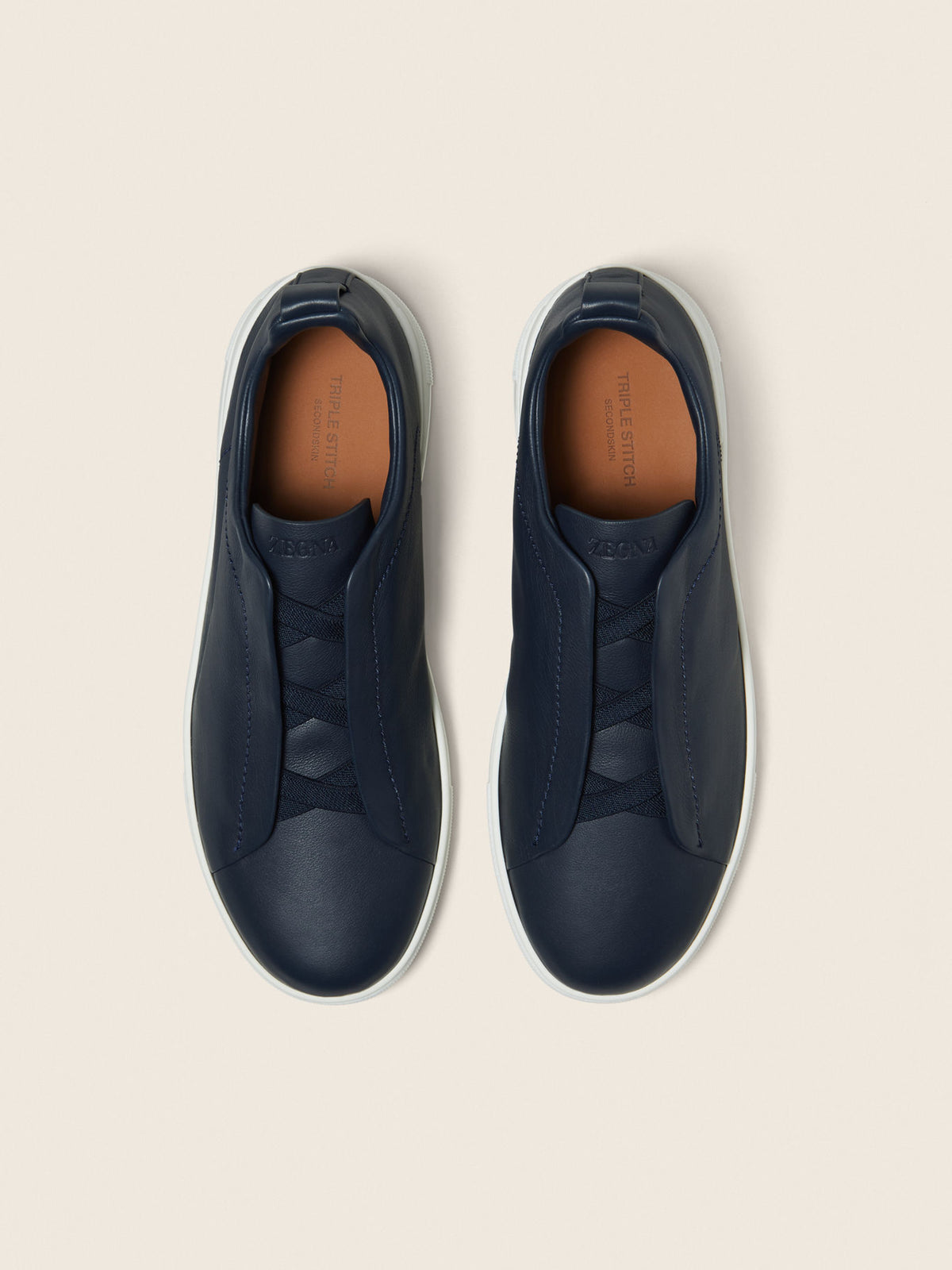 Zegna Triple Stitch Azul